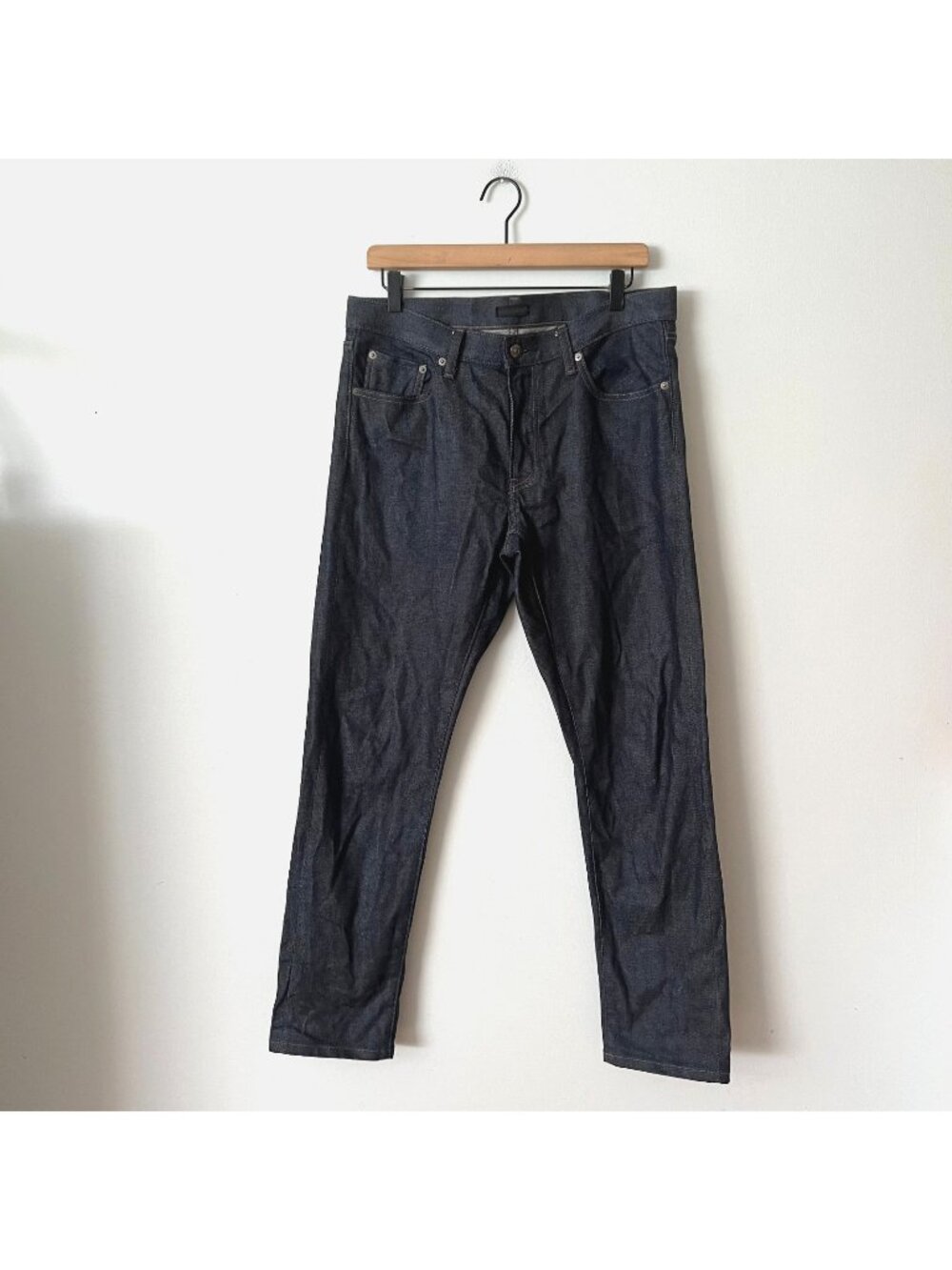 Uniqlo Selvedge Denim Dark Wash Jeans Men's SIze 31x30